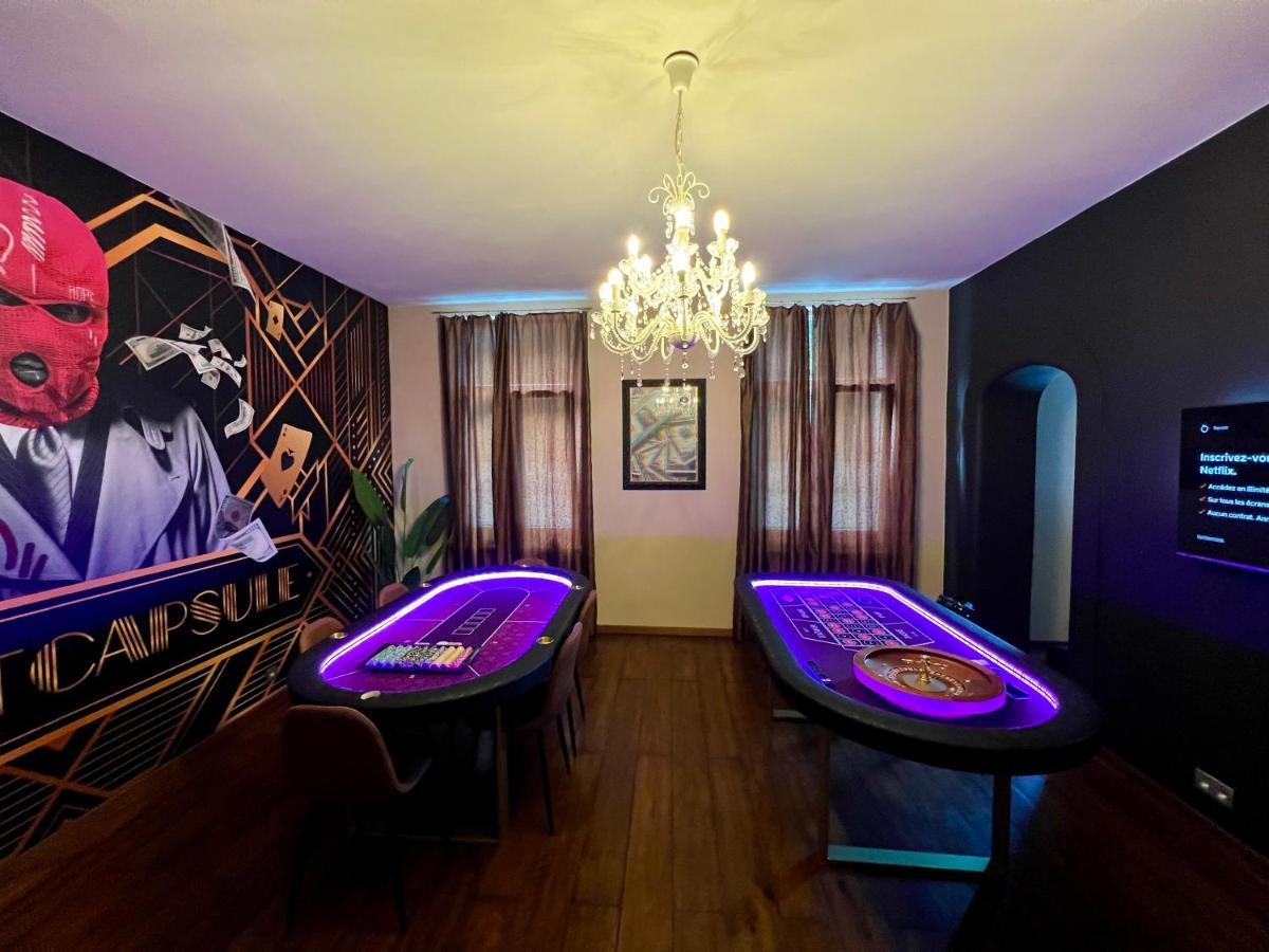 Апартаменты Capsule Casino - Jacuzzi - Billard - Netflix - Console & Jeux Монс Экстерьер фото